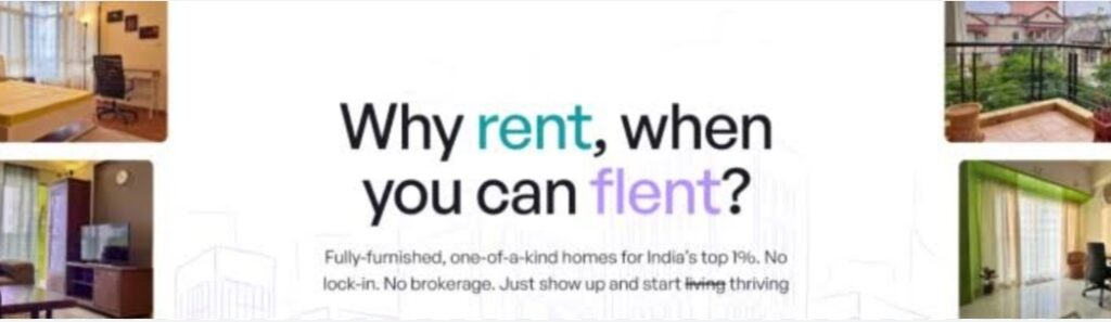 Flent expands rapidly with 120 rooms rented out in Bangalore, maintaining full occupancy.
