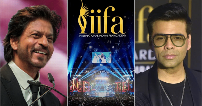 Shah Rukh Khan and Karan Johar co-host IIFA 2024 with Vicky Kaushal.