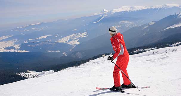 Skiing in Solang Valley